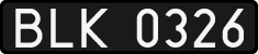 License plates of Poland, 1976 year system