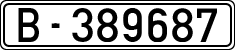 License plates of Spain, 1900 year series