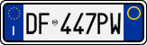 License plate of Italy, Cars (1994 year series)