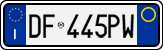 License plate of Italy, Cars (1994 year series)