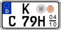 German license plate, Seasonal plates (Oldtimers)