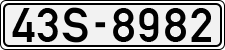 License plate of Vietnam, Cars