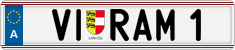 License plate of Austria, Vanity Plates