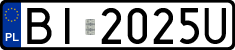 License plates of Poland, Regular car plates