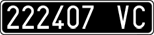 License plate of Italy, Cars (1927 year series)