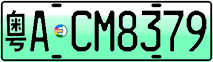 License plate of China, Electric vehicles