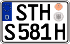 German license plate, Plates for oldtimers (type 