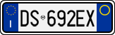 License plate of Italy, Cars (1994 year series)
