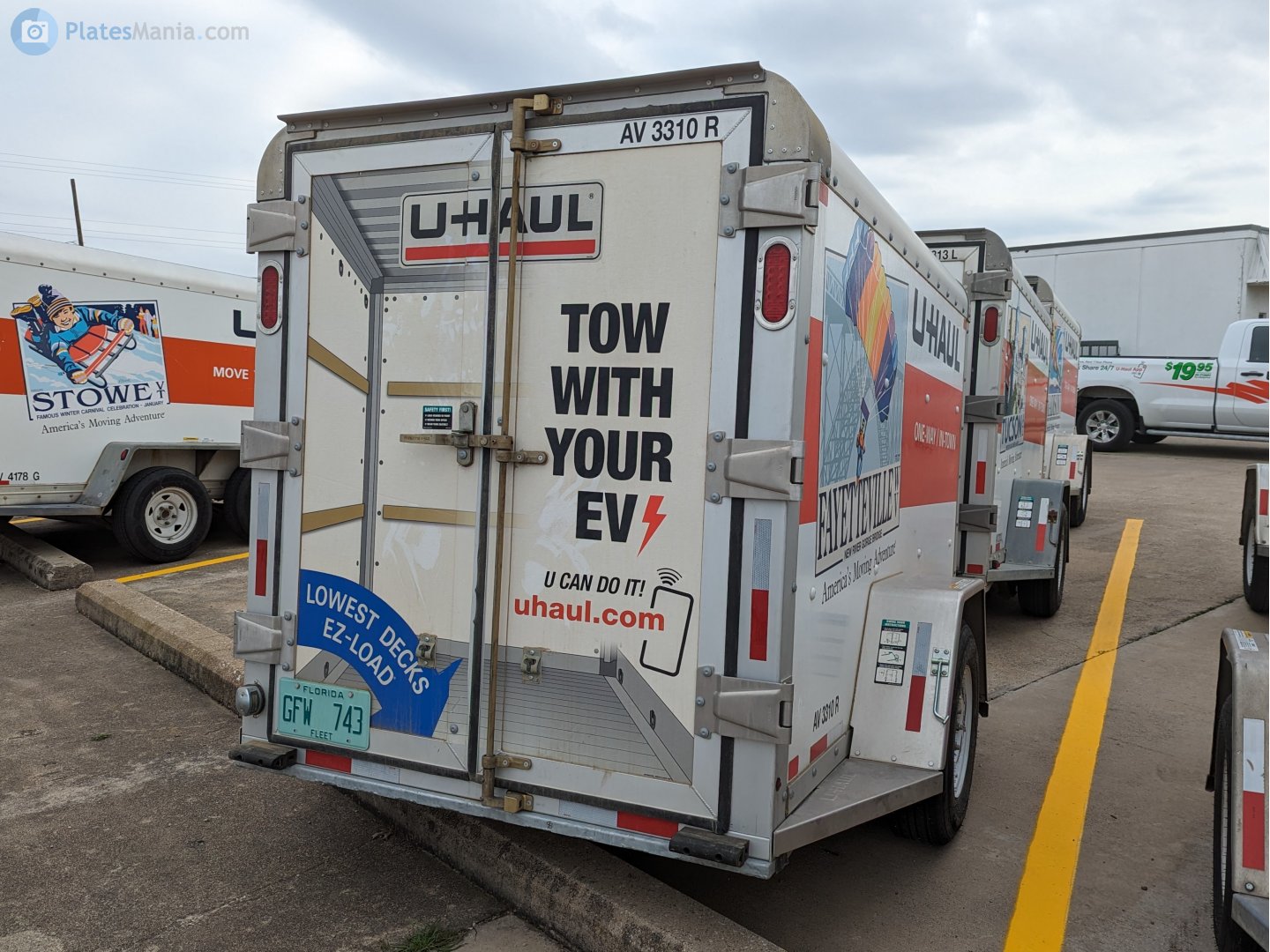 GFW 743, U-Haul 5' x 8' Cargo Trailer (AV) 