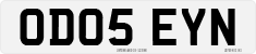 License plate of the United Kingdom, 2001 year system
