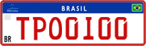 License plate of Brazil, Commercial vehicles (Mercosul)