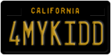 California, Vanity Plates