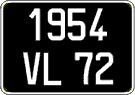 French license plate, FNI