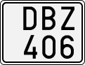 License plate of Sweden, Regular plates