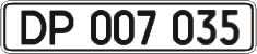 License plate Ukraine, Diplomatic