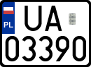 License plates of Poland, Military