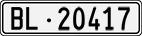 License plate of Switzerland, Cars
