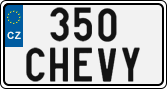 License plate of the Czech Republic, Vanity Plates