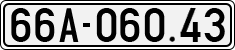 License plate of Vietnam, Cars