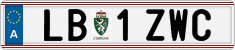 License plate of Austria, Regular plates