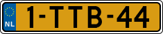 License plate of the Netherlands, Cars