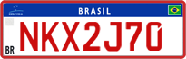 License plate of Brazil, Commercial vehicles (Mercosul)