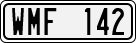 License plate of Sweden, Regular plates