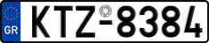 License plate of Greece, Cars