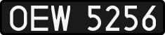 License plates of Poland, 1976 year system