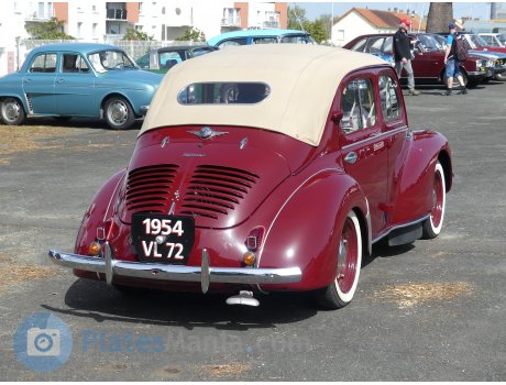 1954 VL 72, Renault 4CV