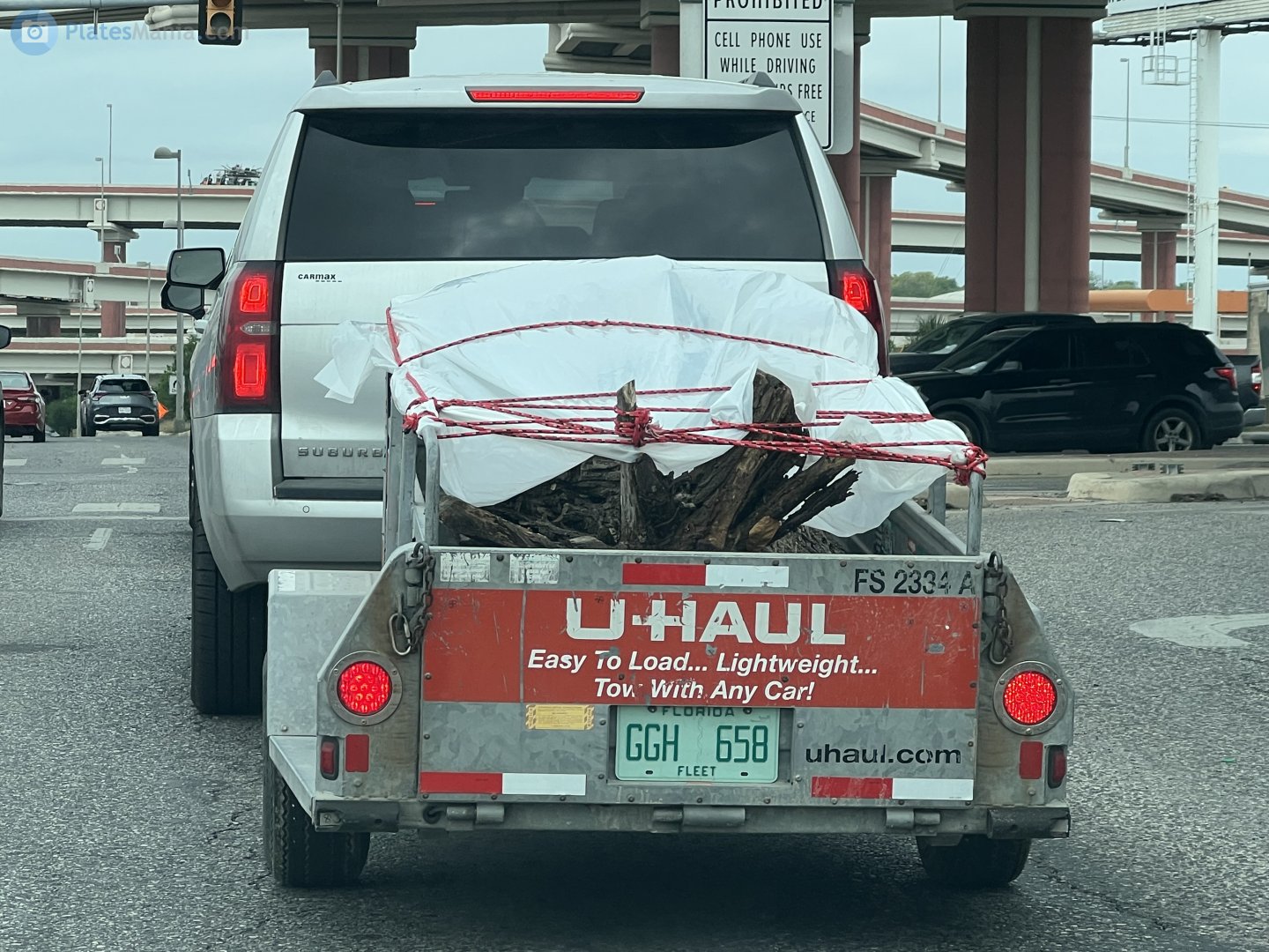 GGH 658, U-Haul 4' x 7' Utility Trailer (FS) 