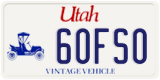Utah, Specialty plates (12AB3)