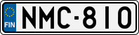 License plate of Finland, Cars