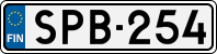 License plate of Finland, Cars