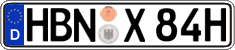 German license plate, Plates for oldtimers (type 