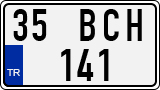 License plate of Turkey, Regular plates