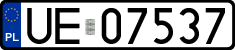 License plates of Poland, Military