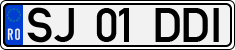 License plate of Romania, Regular plates