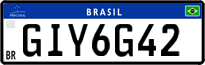License plate of Brazil, Private owners (Mercosul)