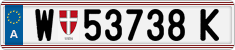 License plate of Austria, Regular plates