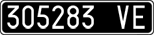 License plate of Italy, Cars (1927 year series)