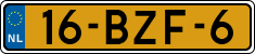 License plate of the Netherlands, Heavy Commercial Vehicles (1994 system)