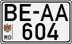License plate of Moldova, Trailers (1992)