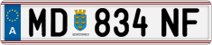 License plate of Austria, Regular plates