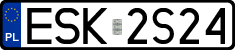 License plates of Poland, Regular car plates