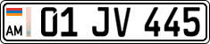 License plate of Armenia, Private owners