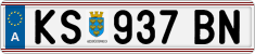 License plate of Austria, Regular plates