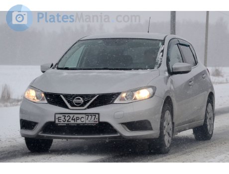 е324рс777, Nissan Tiida