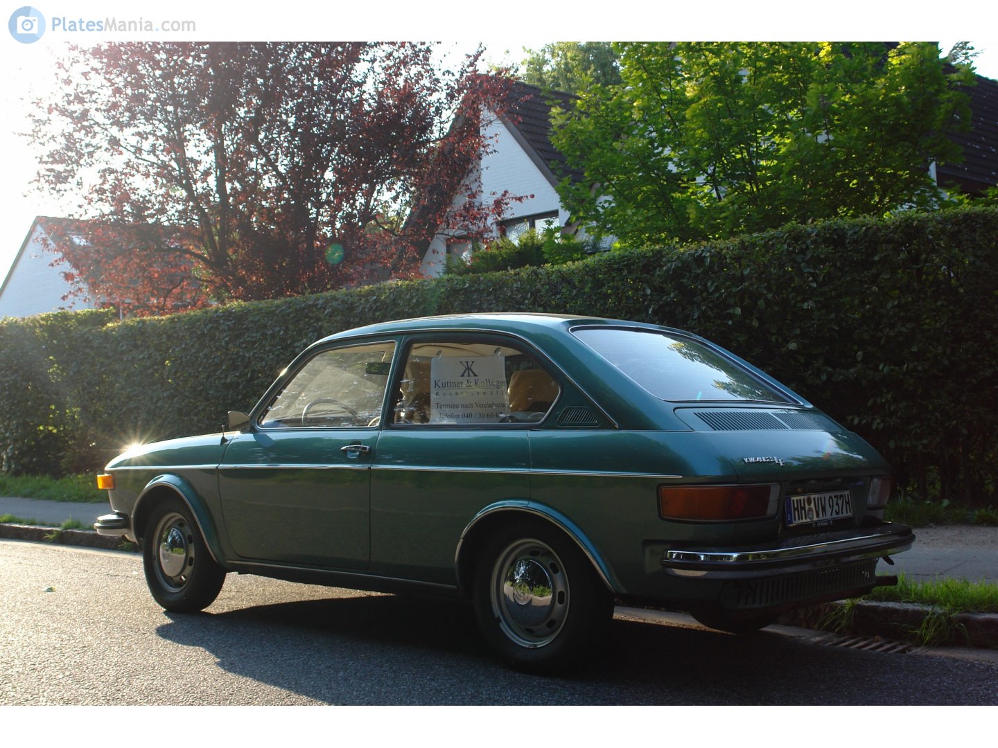 HH VW 937 H, Volkswagen Typ 4 (412) 2-door Fastback, 1972–1974