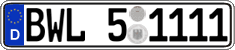 German license plate, Regional authorities